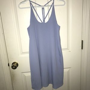 Francesca's light blue strappy dress